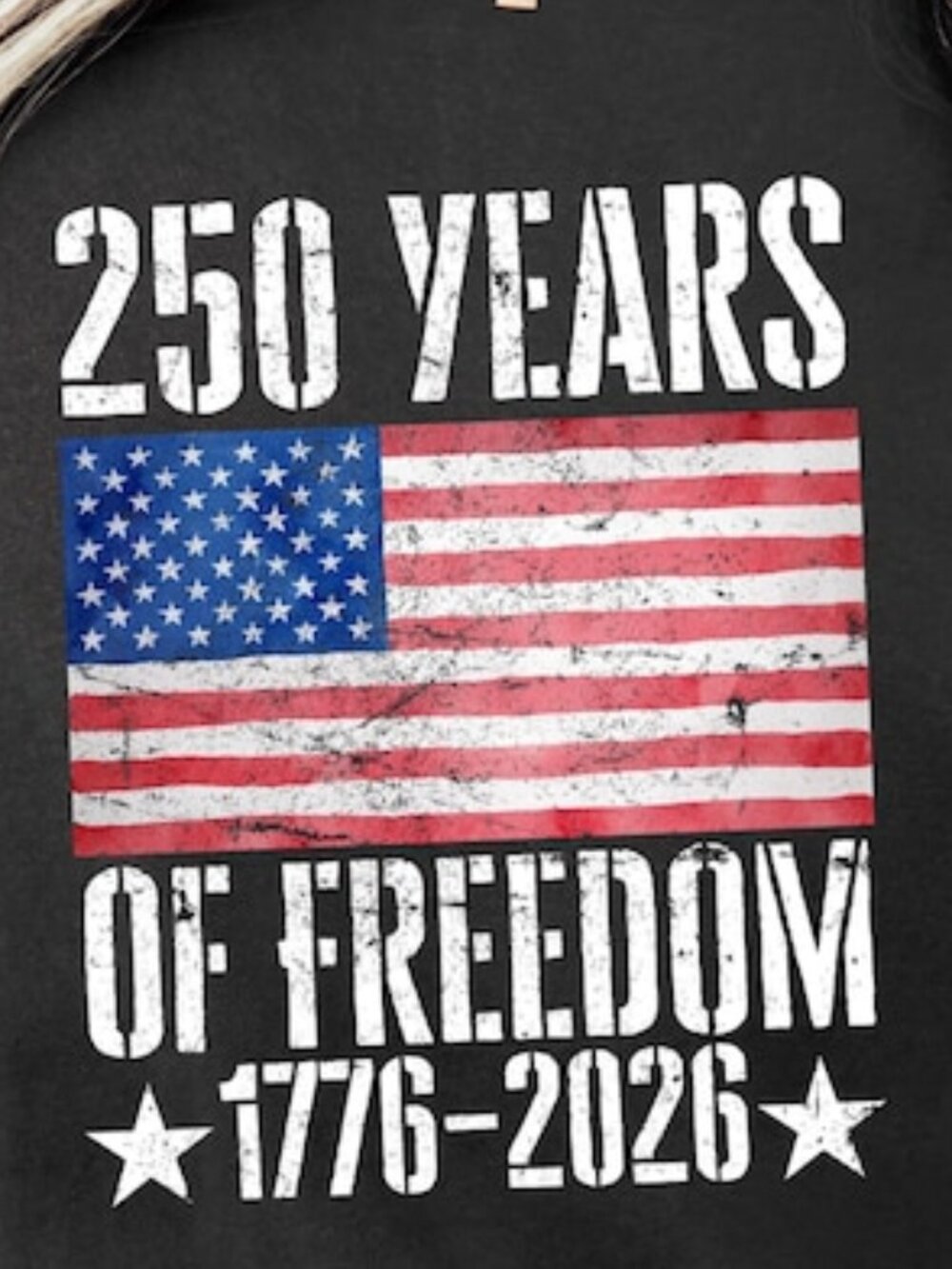 250 Years Of Freedom Tshirt, 250th Birthday USA Tee, 250th Year Gift - Picture 2 of 3